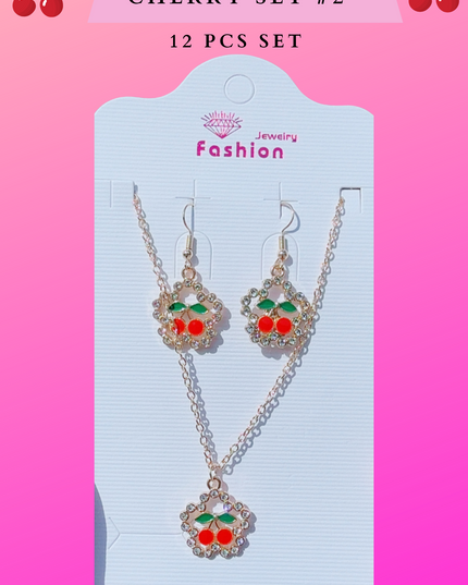 CHERRY SET #2 - (12 PCS SET)