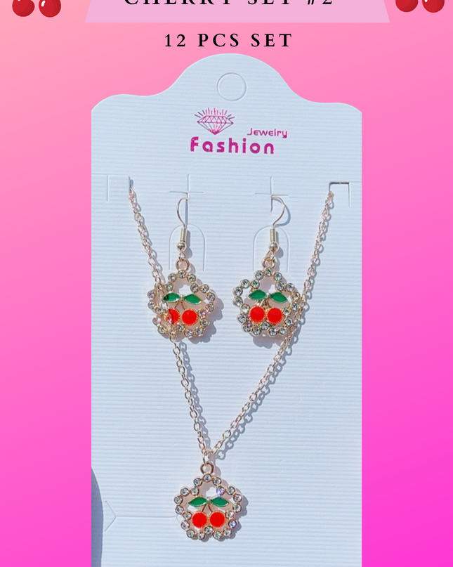 CHERRY SET #2 - (12 PCS SET)