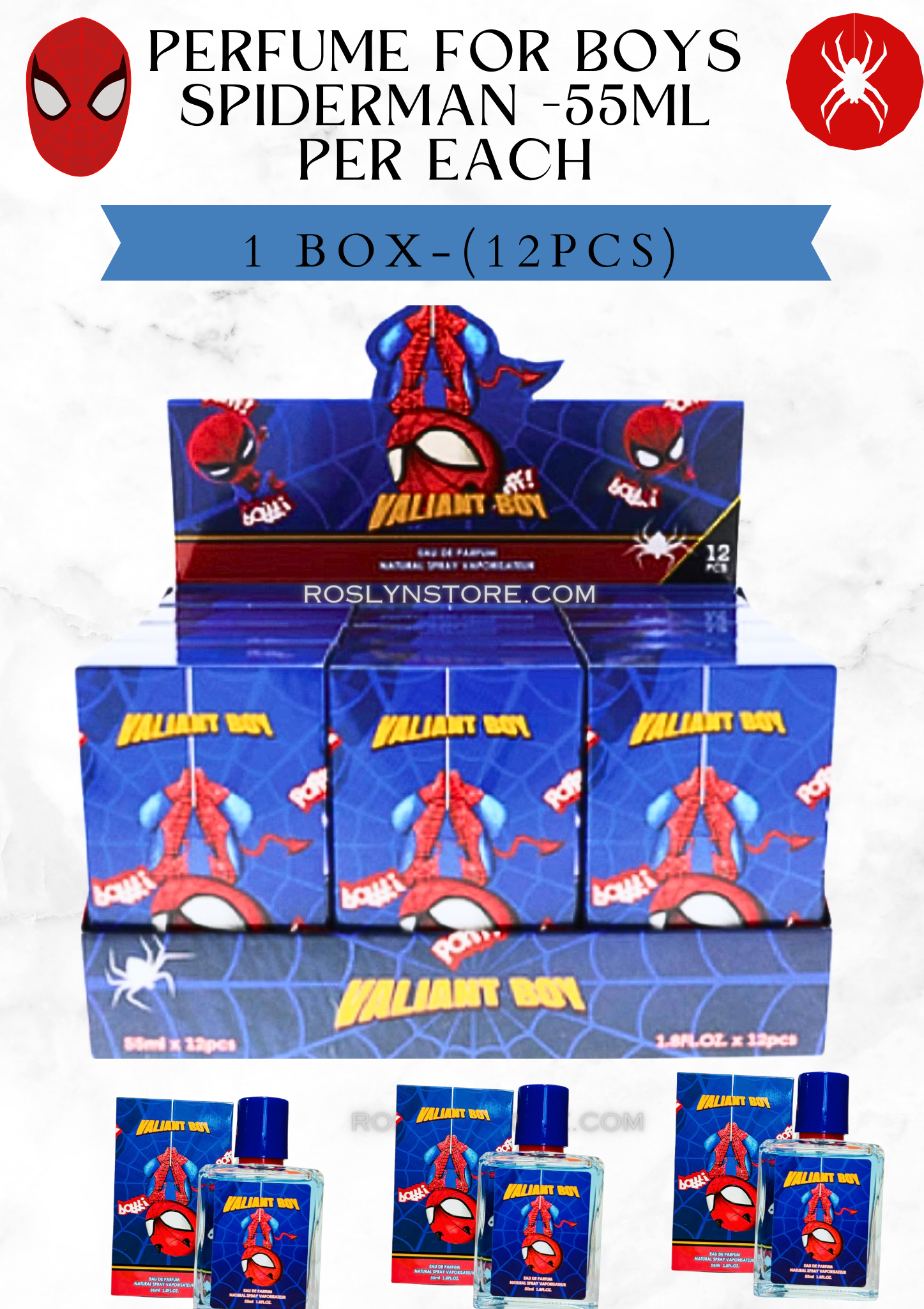 SPIDERMAN PERFUME - 12 PCs box