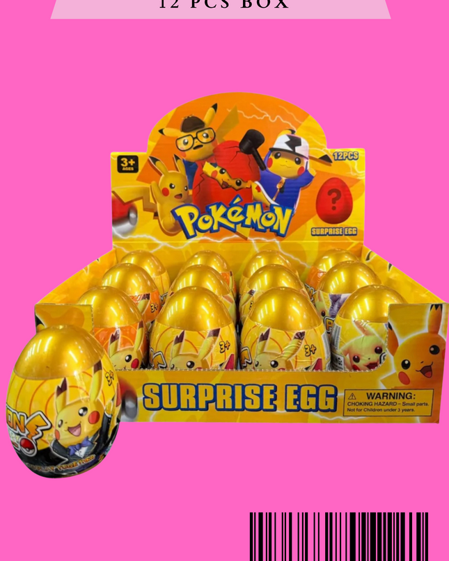 SURPRISE EGG POKEMON - 12 PCS BOX