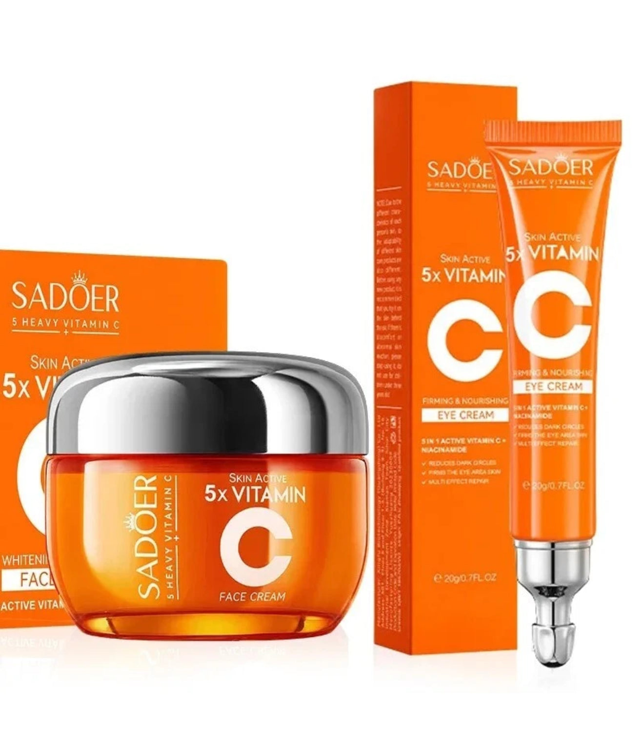 SADOER - face cream & eye cream ( set 2 pcs)