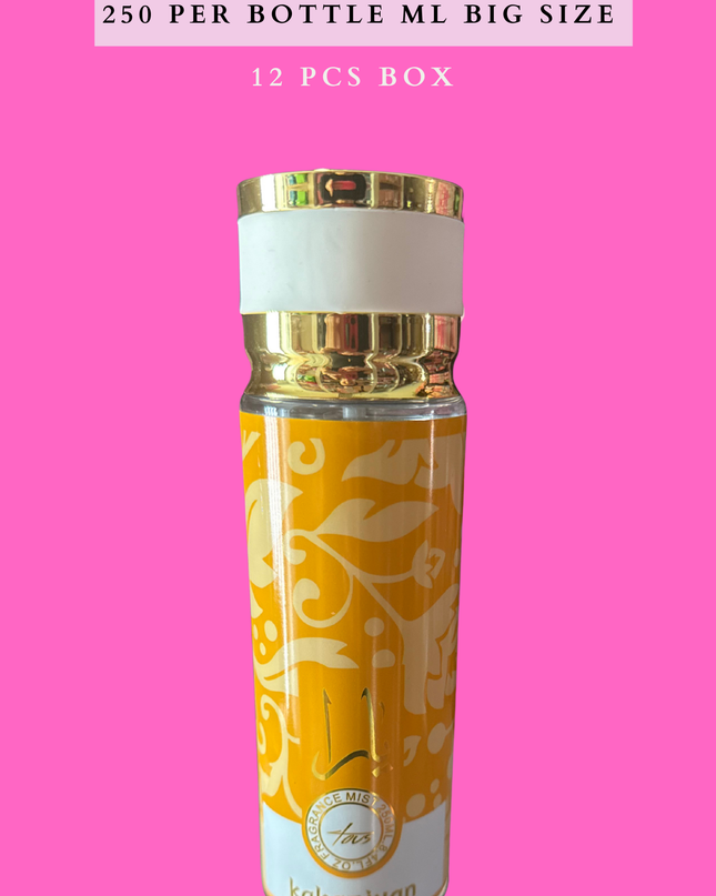 BODY MIST YARA 250ml PER BOTTLE MI BIG SIZE 12 PCS BOX