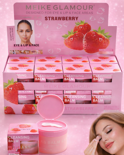 MAKEUP REMOVER -cleansing balm for eyes lips & face -12 pcs box  #MOG0342