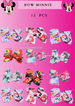 BOW minnie- 12 pcs