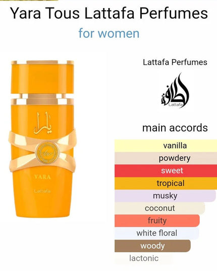 LATAFFA YARA TOUS 100 ml (buy 3 lattafa price $16 per each any style )