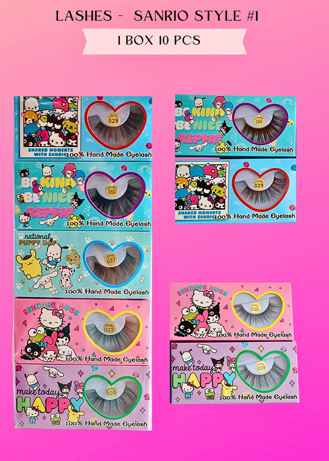 LASHES - SANRIO STYLE #1 - BOX 10 PCS