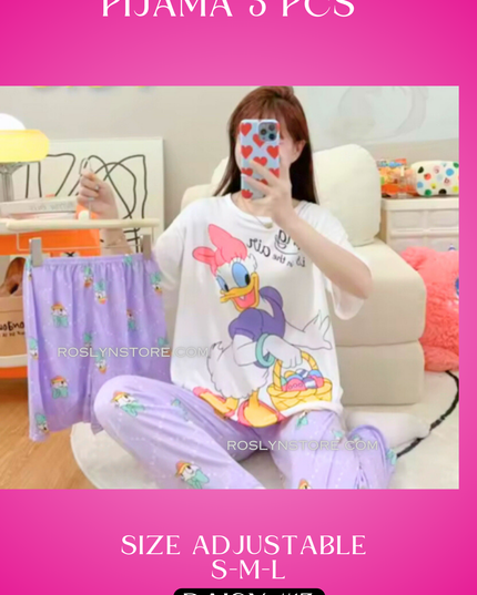 PIJAMAS KAWAII- Pajamas kawaii- (3 pcs Pijama ) (S-M-L) adjustable size1 Pijama $10 / buy 3 price is $8 per each Pijama - Adjustable size ( S- M-L)