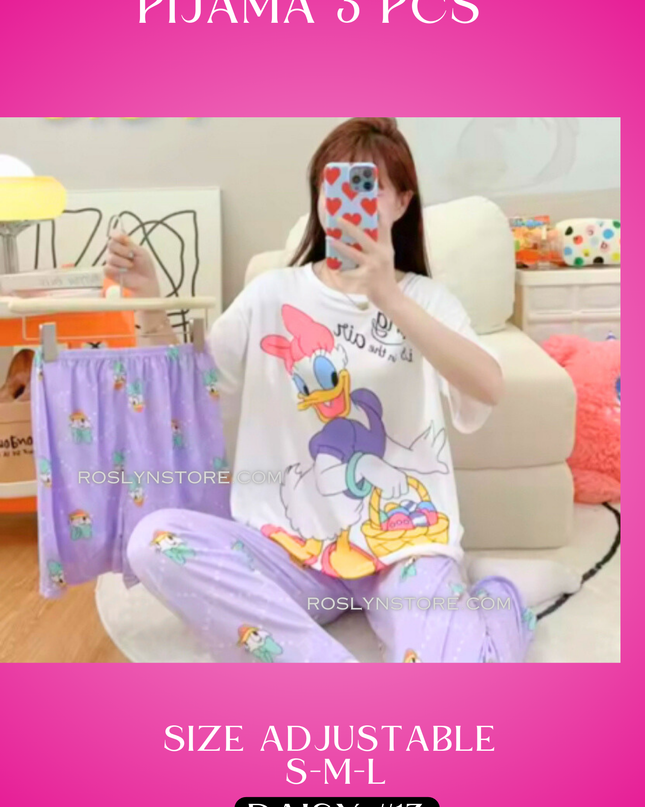 PIJAMAS KAWAII- Pajamas kawaii- (3 pcs Pijama ) (S-M-L) adjustable size1 Pijama $10 / buy 3 price is $8 per each Pijama - Adjustable size ( S- M-L)