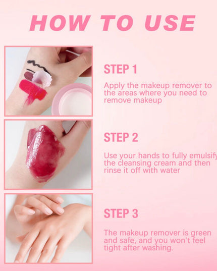 MAKEUP REMOVER -cleansing balm for eyes lips & face -12 pcs box  #MOG0342