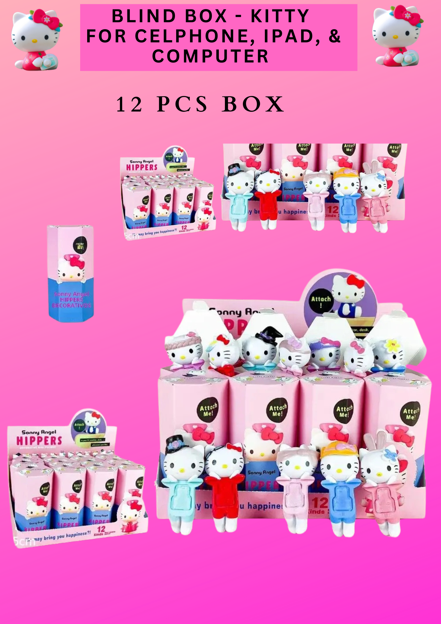 KITTY -Blind box - for celphone, ipad, & computer