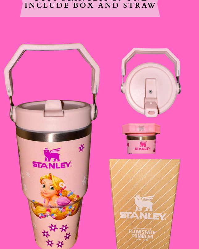 CUPS PRINCESS 20 ONZ INCLUDE BOX AND STRAW