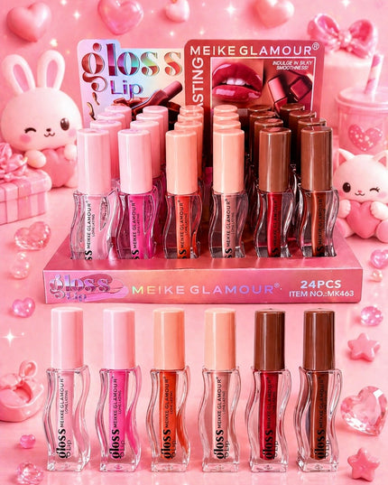 MEIKE GLAMOUR LIPGLOSS  - 24 pcs -  #MK463