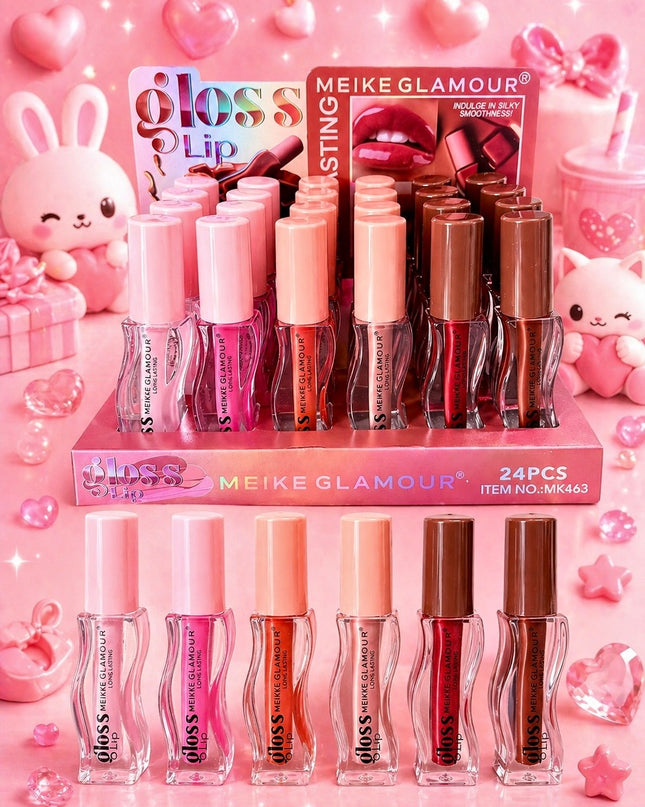 MEIKE GLAMOUR LIPGLOSS  - 24 pcs -  #MK463