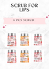 6 pcs -   SCRUB FOR  LIPS