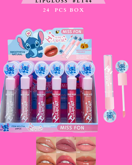 MISS FON BLUE LIPGLOSS #LT44- (24 PCS BOX)