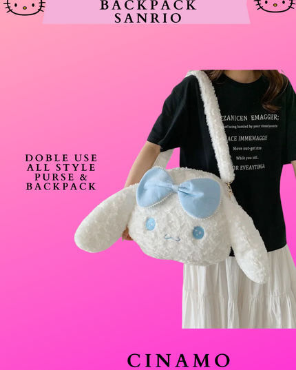 2 & 1 PURSE & BACKPACK SANRIO(BIG SIZE)