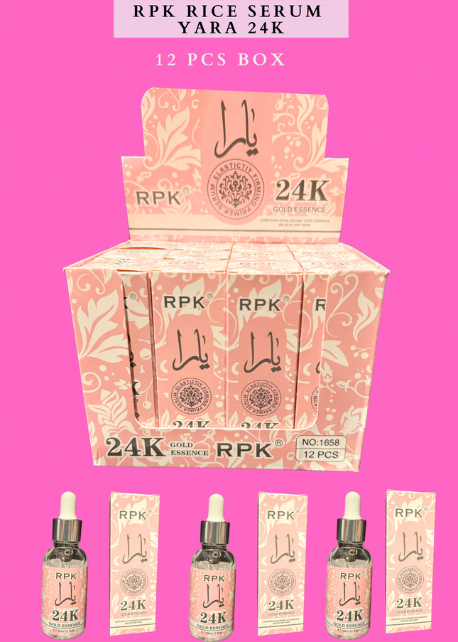 RPK RICE SERUM YARA 24K - 12 PCS BOX