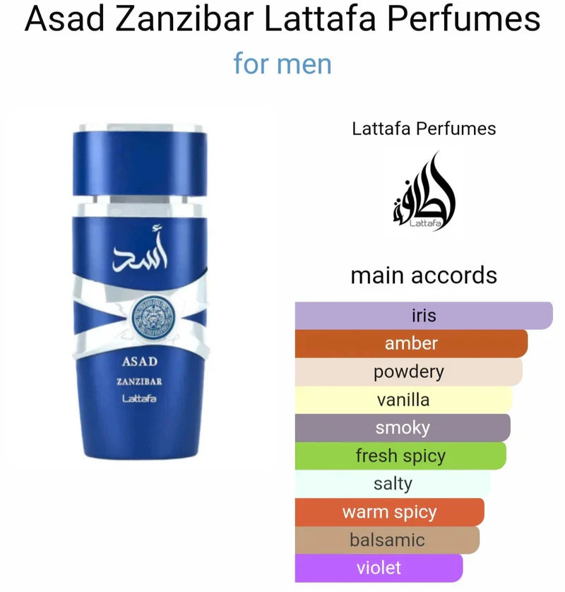 YARA ZANZIBAR 100 ml (buy 3 lattafa price $16 per each any style )