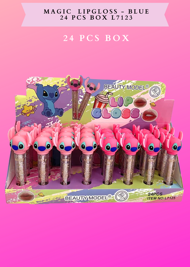 MAGIC LIPGLOSS - blue # L7125 -  24 PCS BOX