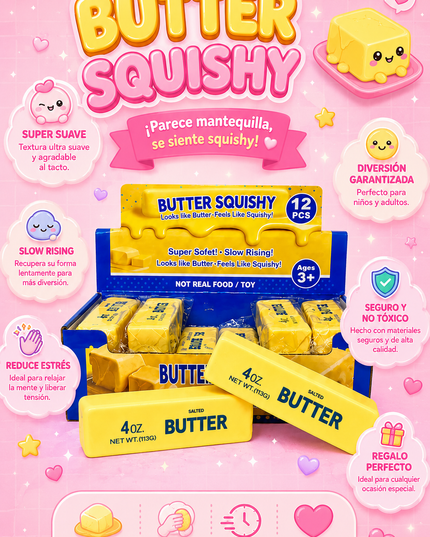 BUTTER SQUISHY 12 pcs box