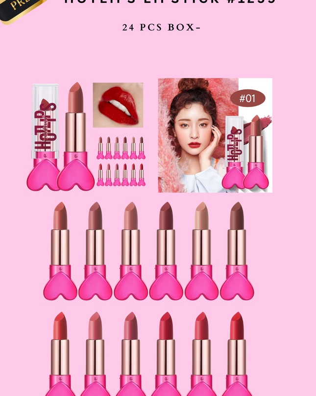 HOTLIPS LIPSTICK - 24 pcs  (PREMIUM BRAND) - #1259