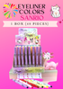 EYELINER Colors  doble use - waterproof -Sanrio  48 pcs box