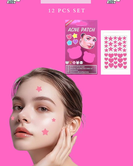 ACNE PATCHES  - pimple patches-Kawaii -(12 PCS SET)
