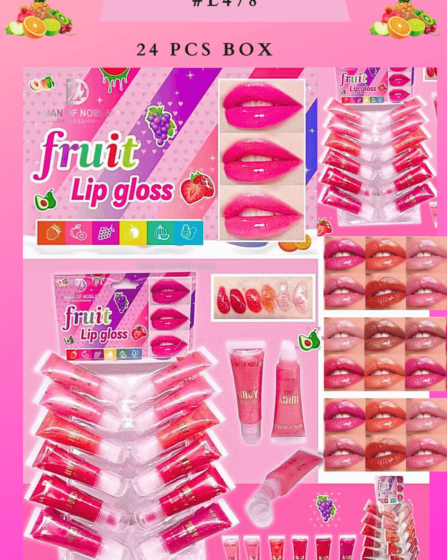 FRUIT LIPGLOSS #L478 - (24 PCS BOX)