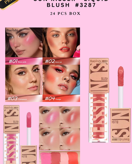 SUNKISSER LIQUID BLUSH - 24 pcs  (PREMIUM BRAND) - #3287