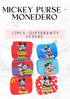 MICKEY PURSE- MONEDERO 12pcs (wholesale)