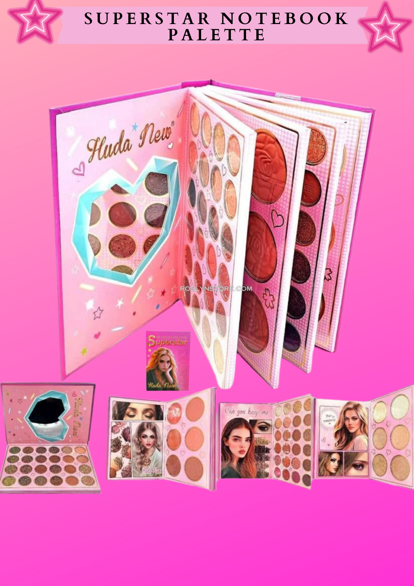 Superstar notebook eyeshadow palette # 135