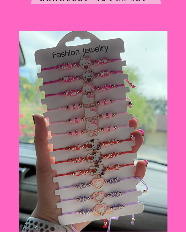 CAT bracelet (#RS57103) - 12 PCS SET