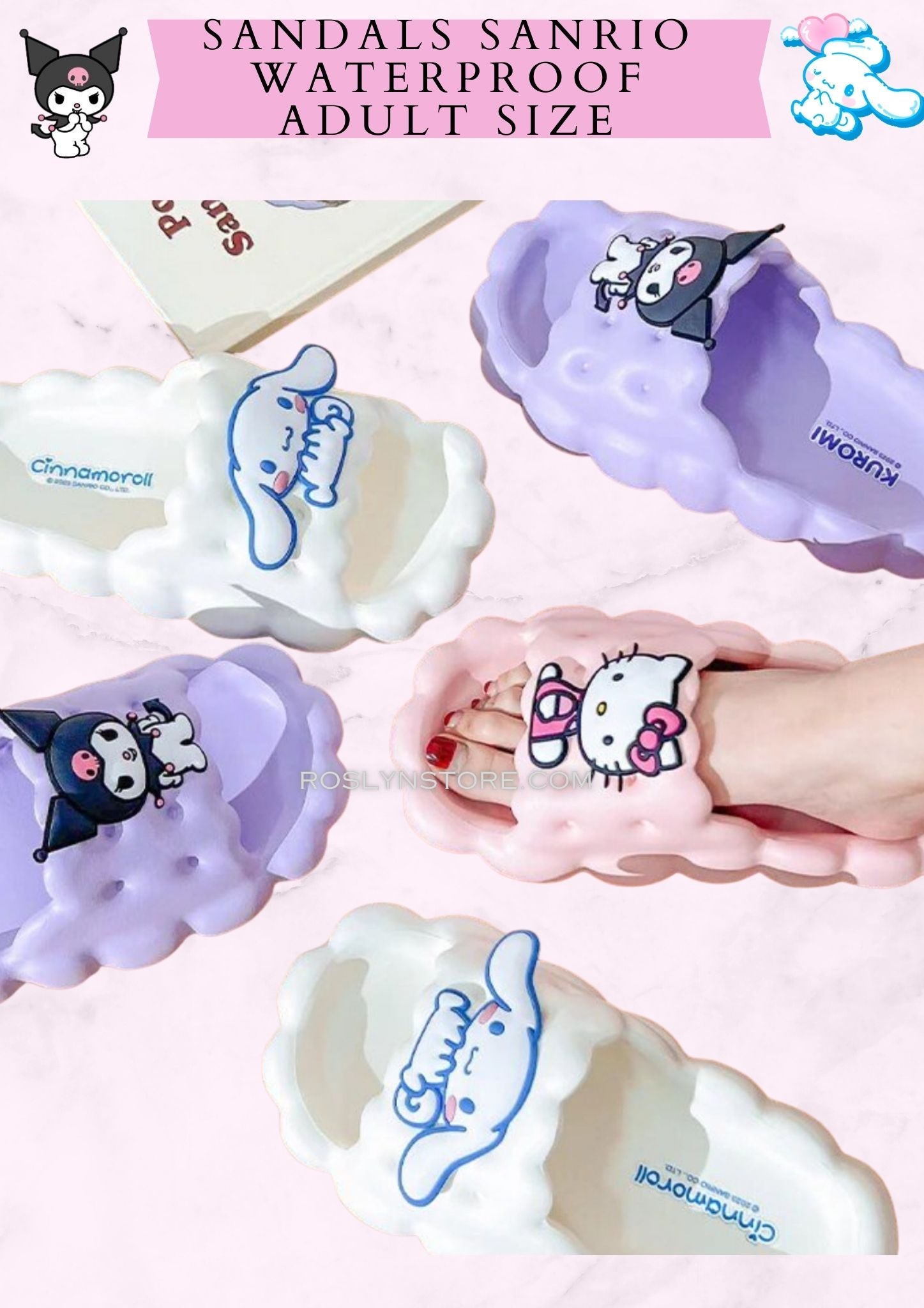 SANRIO SANDALS - Waterproof. (Read In description the size)