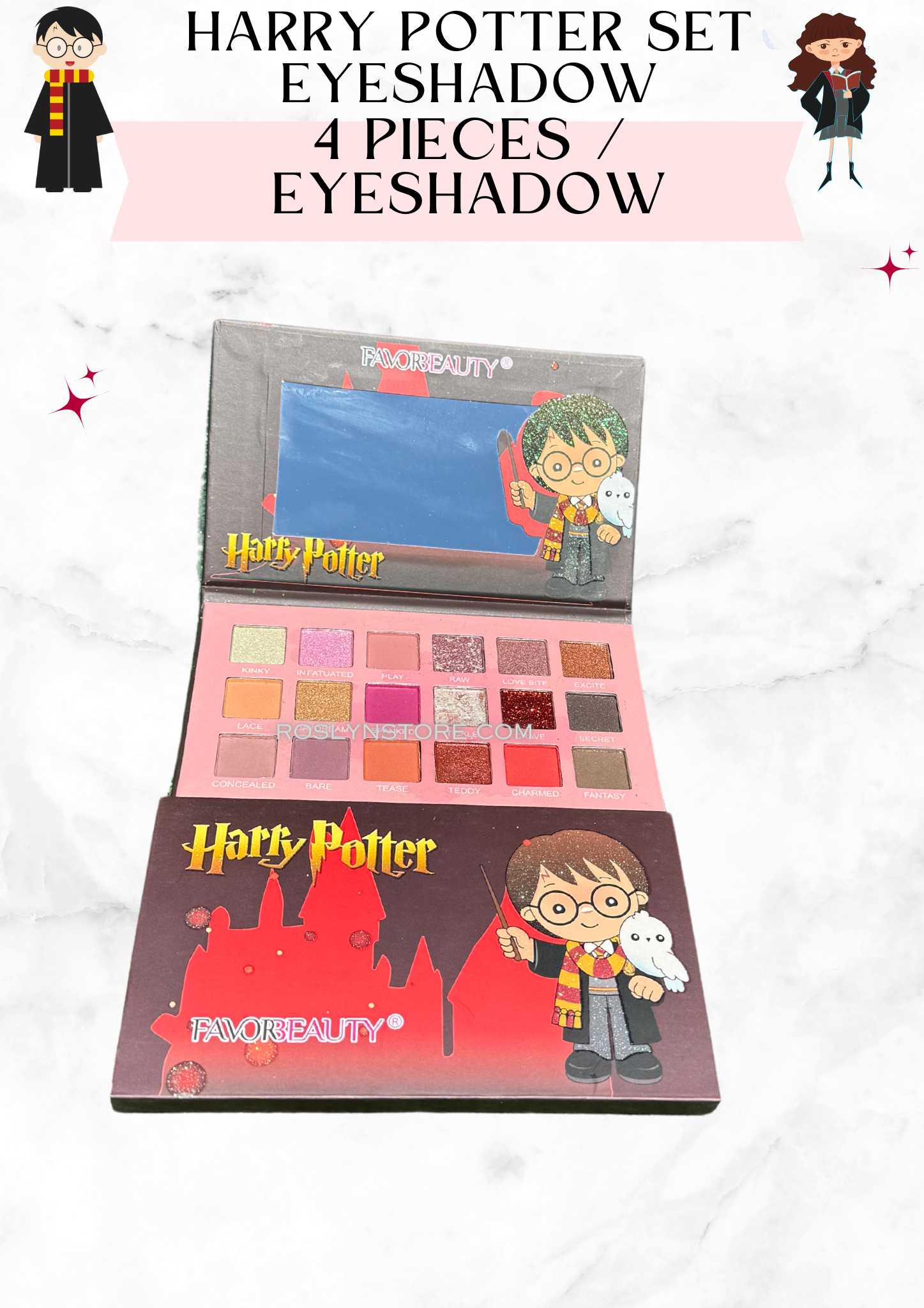 HARRY POTTER EYESHADOW / Set 4 palette