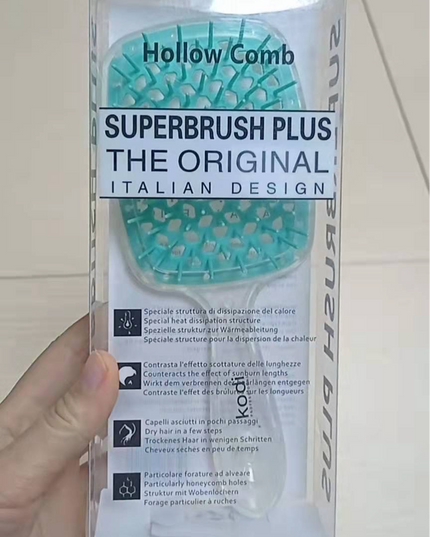 DETANGLING MASSAGE HAIRBRUSH
LUXURY BOX - 6 PIECES ( MIX COLORS)