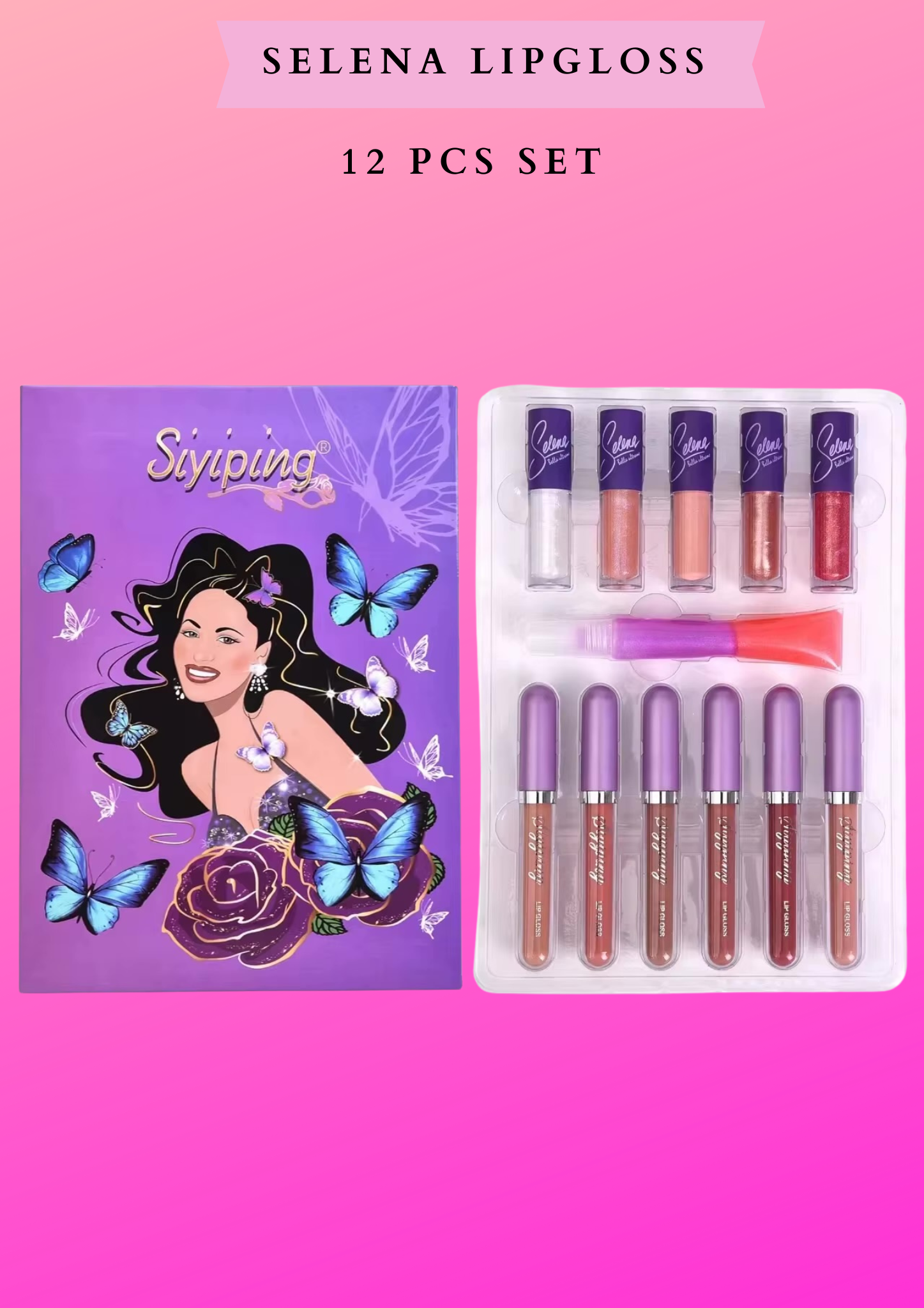 SELENA LIPGLOSS - 12 PCS SET