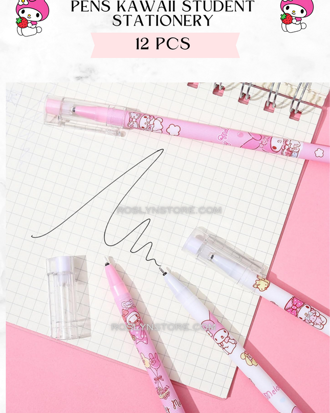 My Melody -ERASABLE PENS  -12 pcs in a box