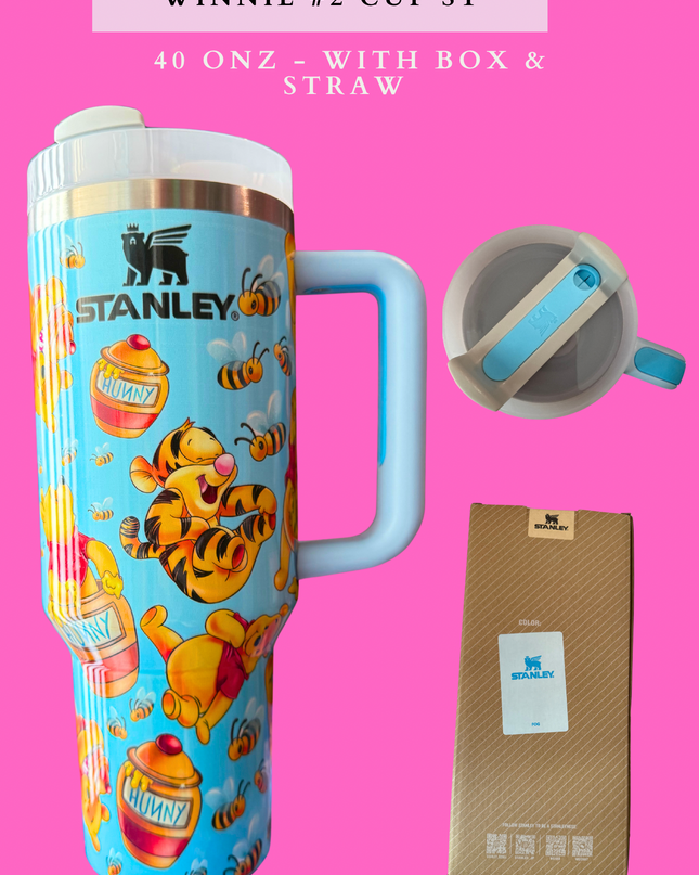 Winnie cup # 2 ST - 40 onz ( include straw and box)