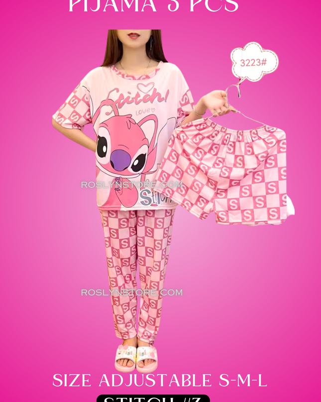 PIJAMAS KAWAII- Pajamas kawaii- (3 pcs Pijama ) (S-M-L) adjustable size1 Pijama $10 / buy 3 price is $8 per each Pijama - Adjustable size ( S- M-L)