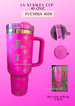 LV Stanley cup - Fuchsia- 40 onz (4558)