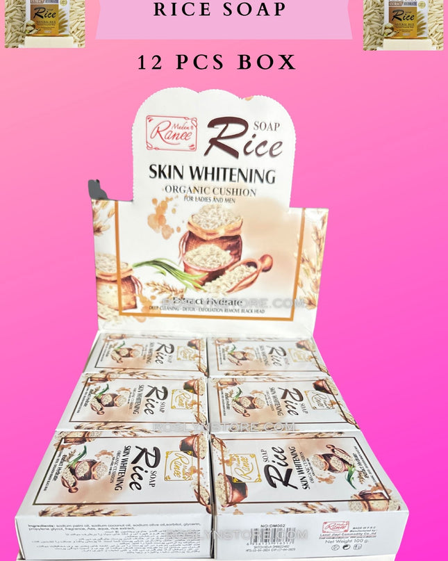 RICE SOAP whitening - 12 PCS box