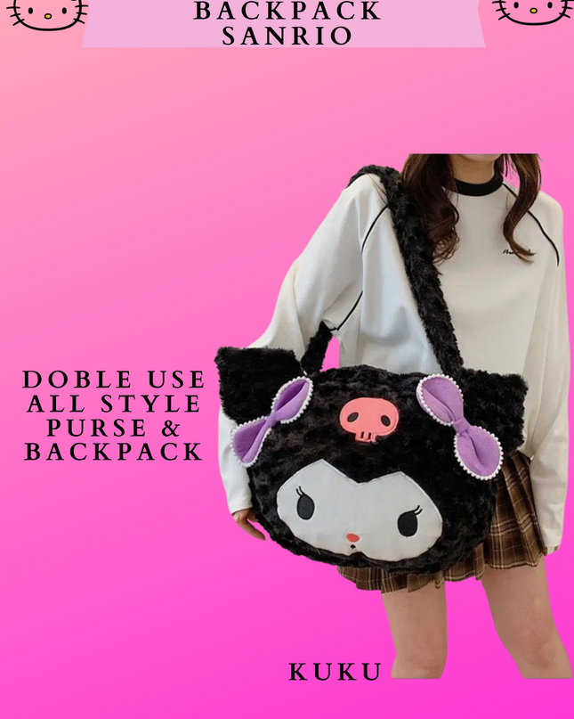 2 & 1 PURSE & BACKPACK SANRIO(BIG SIZE)