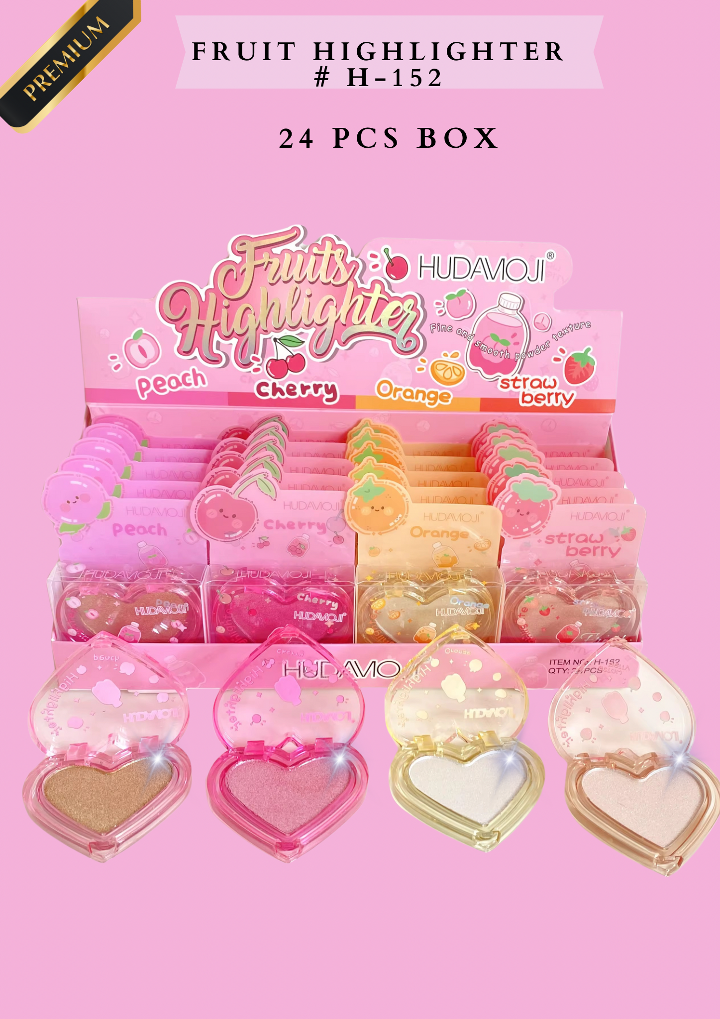 FRUIT HIGHLIGHTER ( # H- 152 ) - 24 PCS BOX