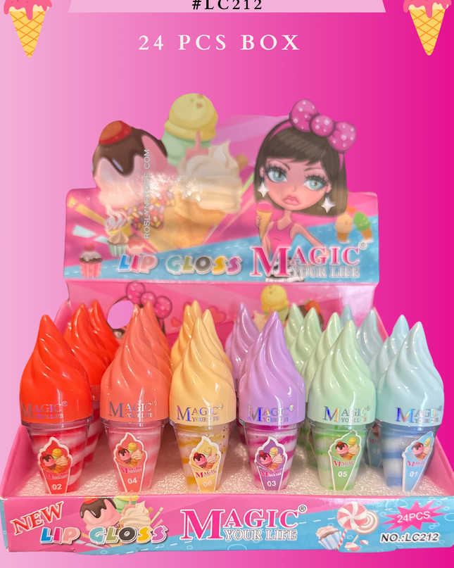 ICE CREAM LIPGLOSS #LC212 (24 PCS BOX)