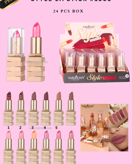 STYLE LIPSTICK - 24 pcs  (PREMIUM BRAND) - #1303