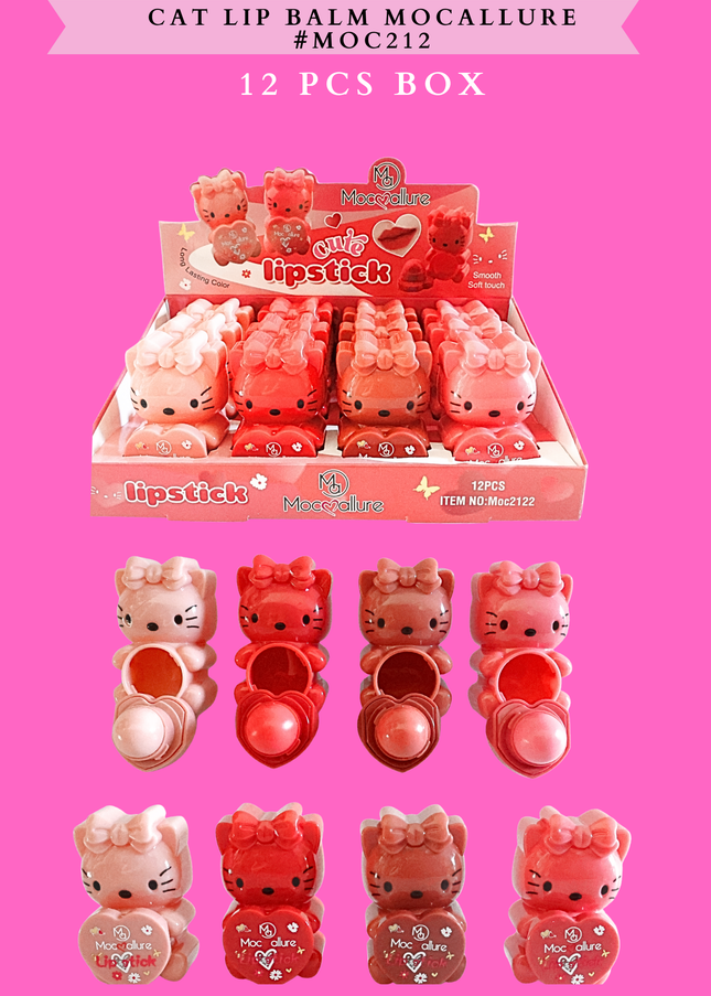 CAT LIP BALM MOCALLURE # MOC212 (12 PCS BOX)