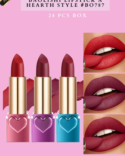 BAOLISHI LIPSTICK A HEARTH STYLE ( #B0787) - 24 pcs box