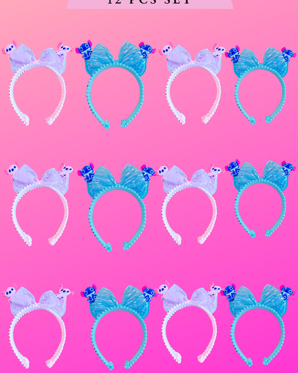 HEADBAND 12 PCS SET - Stitch