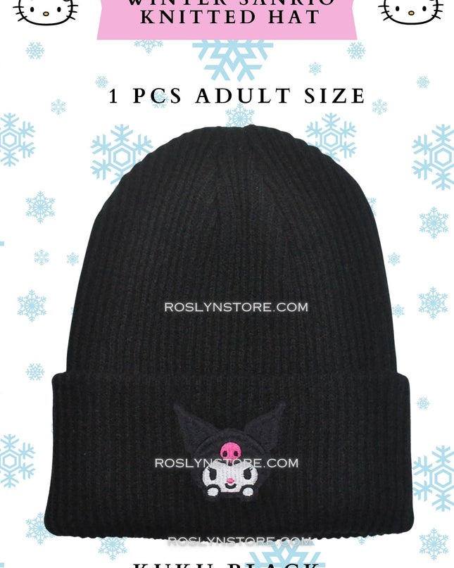 WINTER  SANRIO - KNITTED HAT - Adult Size -