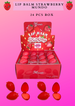 LIP BALM STRAWBERRY MUNDO (24 PCS BOX) #126
